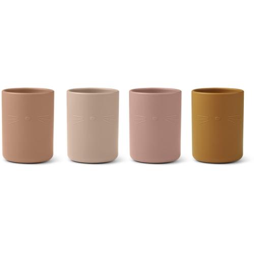 Liewood | Ethan Kopper Silikon 4-pk - Cat Rose Multi Mix