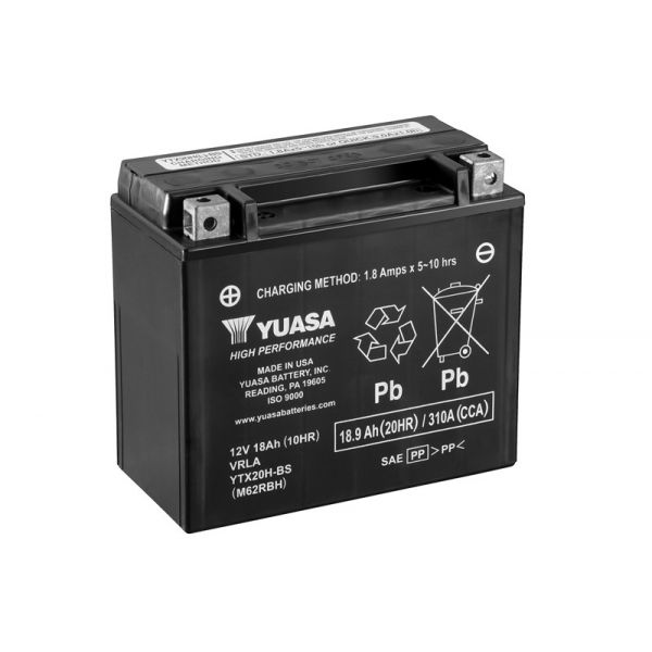 Yuasa YTX20H-BS 12V. FX-FXR 79-94.Softail 84-90 .86-90FLST