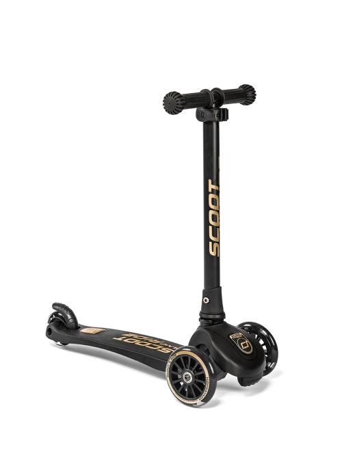 Scoot & Ride | Sparkesykkel Highwaykick 3 LED - Black/Gold