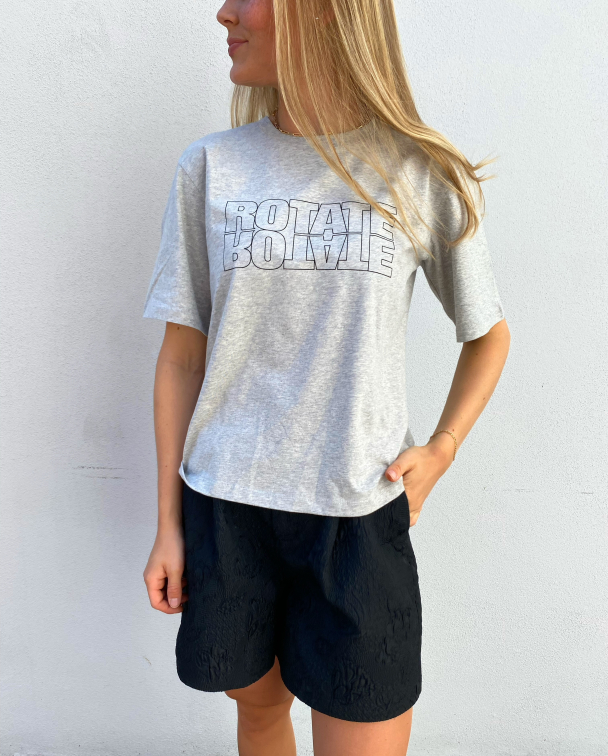 Aster Tee - Grey Melange - Image 1