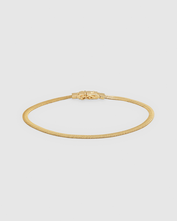 HERRINGBONE BRACELET GOLD