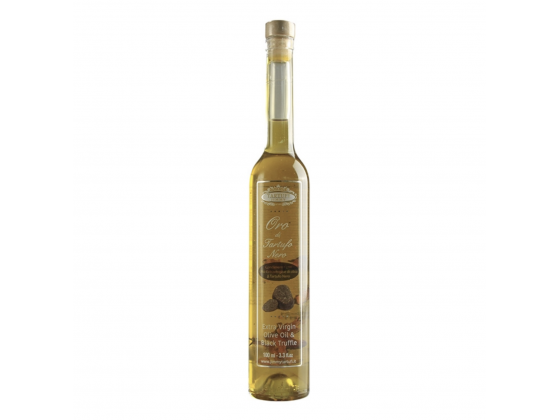 Ekstra virgin olivenolje med trøffel og trøffelslices