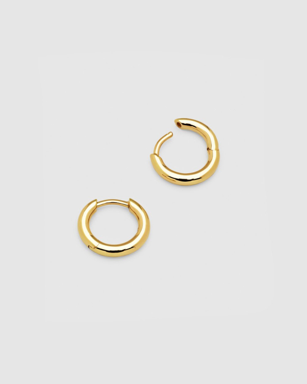 CLASSIC HOOP SMALL GOLD - Image 2