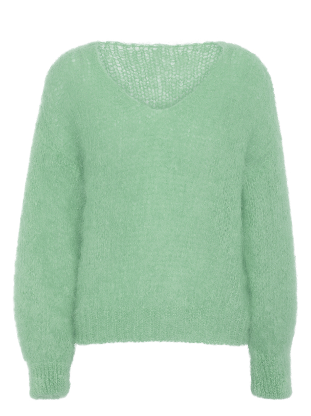 Milana Mohair Knit - Light Green - Image 2