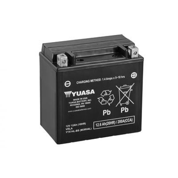 Yuasa Battery AGM.  04-20 XL; 08-12XR1200; 14-20 XG750/500 Street; 17-20 XG 750A Street Rod ; 08-10Buell 1125R/CR
