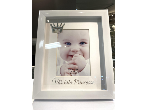 Bilderamme (stor) - "Vår lille prinsesse"