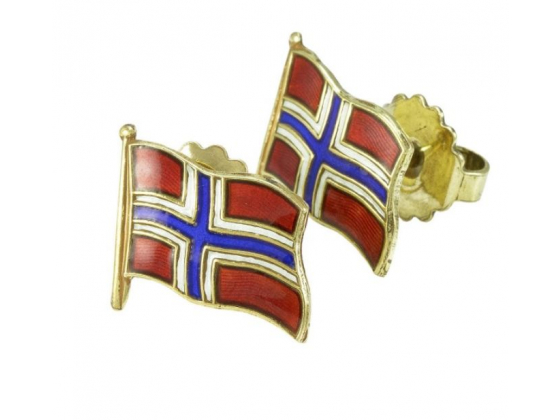 Norwegian Flag Ørepynt