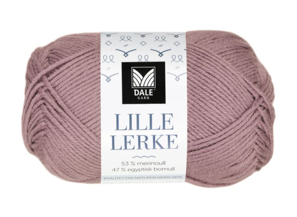 8113 Mørk gammelrosa - Lille Lerke - Dale Garn