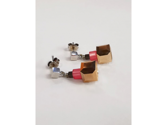 Pink Gold Earrings