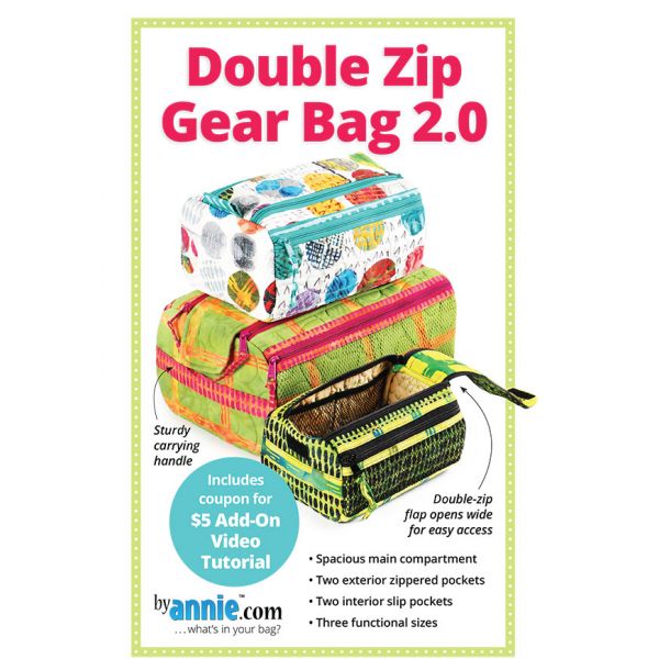 Double zip gear bag 2.0