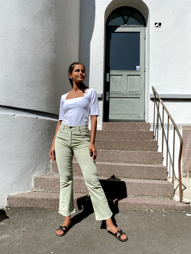 Malena Micro Fade - Olive Grey - Image 3