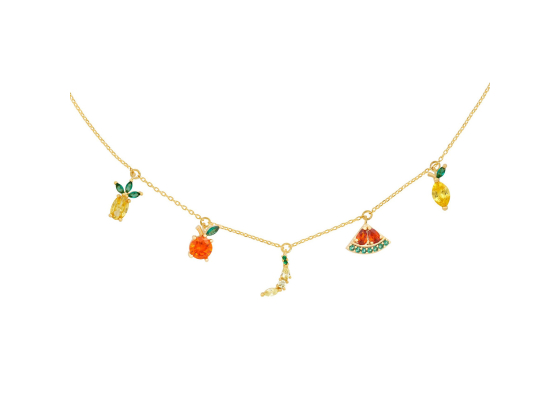 Tropical Fruit Basket Choker