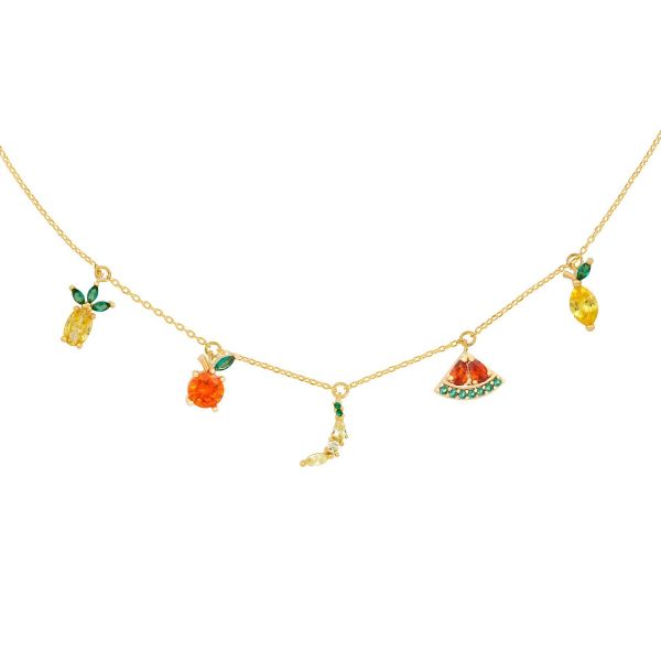 Tropical Fruit Basket Choker
