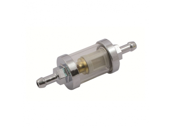 CLEAR-VIEW FUEL FILTER, 1/4 INCH ID