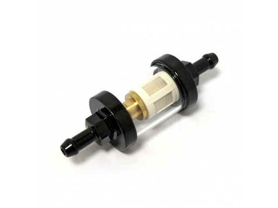 CLEAR-VIEW FUEL FILTER, 1/4 INCH ID