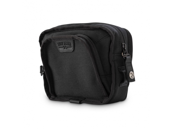 BURLY VOYAGER HANDLEBAR BAG, BLACK CORDURA