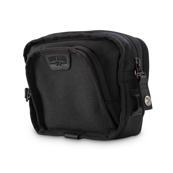 BURLY VOYAGER HANDLEBAR BAG, BLACK CORDURA