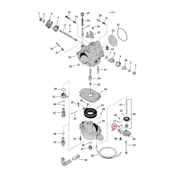 S&S O-RING, ACC. PUMP CAP SUPER E&G