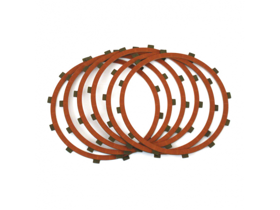 ALTO CLUTCH PLATE SET, RED EAGLE FRICTIONS ONLY (6 PLATES)  Fits: > 84-89 B.T.(NU)