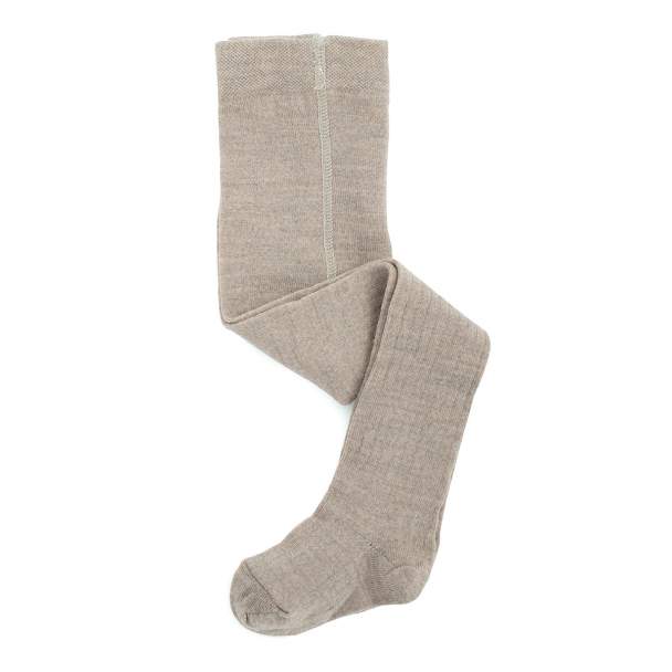 Ullstrømpebukse - Beige - Image 1