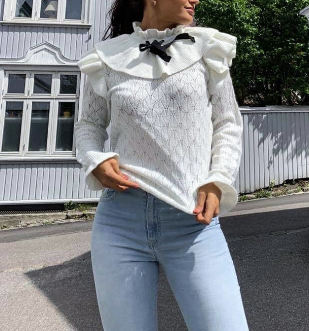 Yola knit Pullover - Eggnog - Image 1