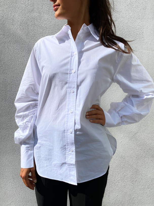 Phoebe Detail Shirt - White  - Image 1