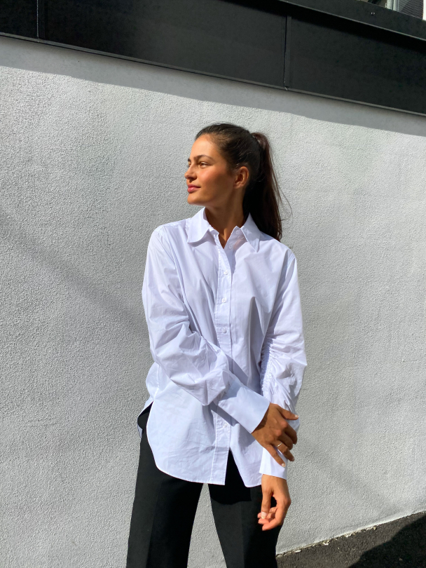 Phoebe Detail Shirt - White  - Image 4