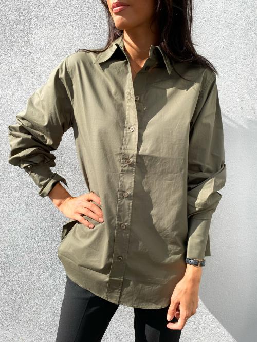 Phoebe Detail Shirt - Sea Turtle