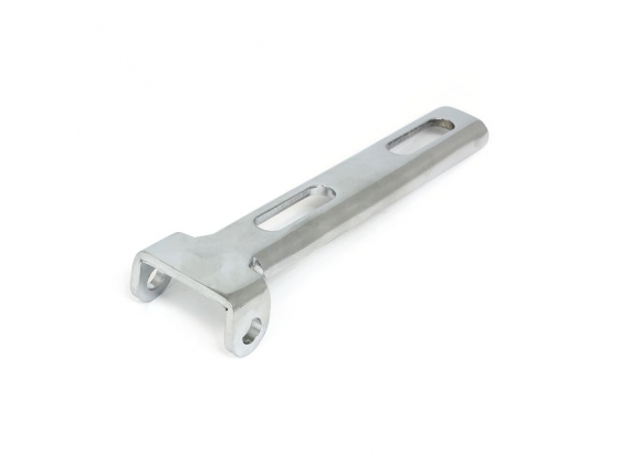 UNIVERSAL SOLO SEAT HINGE, SQUARE MOUNT. CHROME