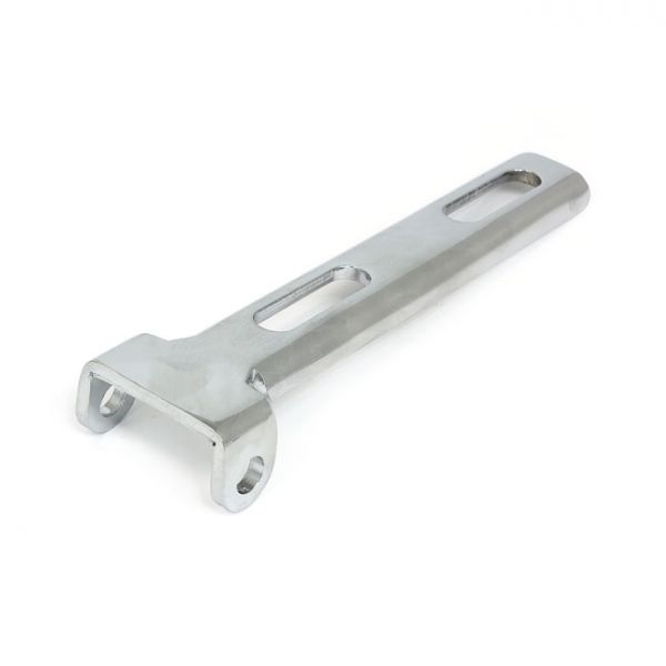 UNIVERSAL SOLO SEAT HINGE, SQUARE MOUNT. CHROME