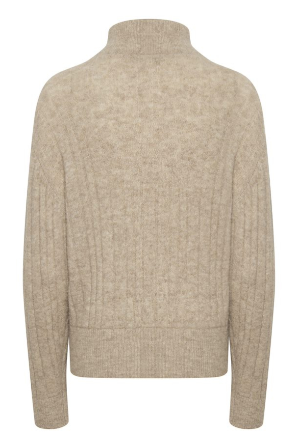 Alpha zipper pullover - warm sand mel  - Image 3