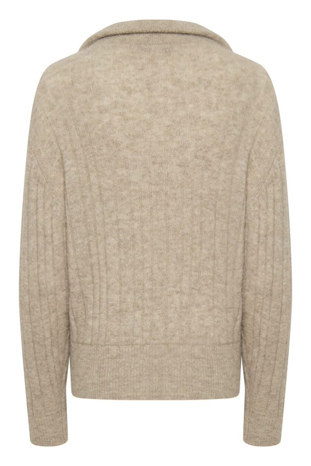 Alpha zipper pullover - warm sand mel  - Image 5