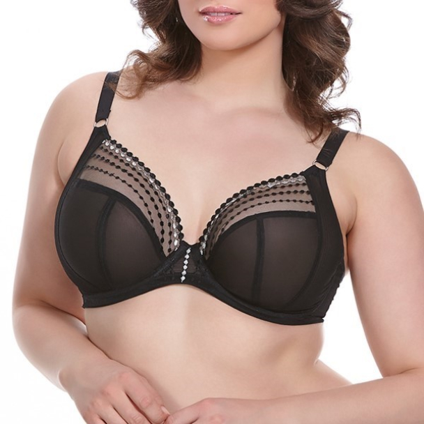 Matilda plunge bra, sort - Image 1