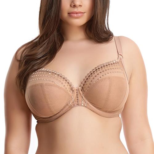 'Matilda' plunge bra, cafe au lait