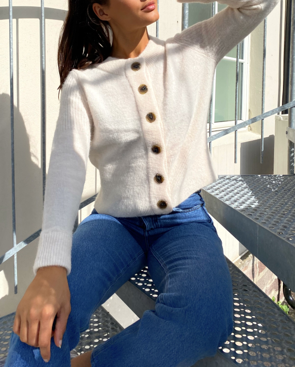 Sia Cardigan - snow white  - Image 1