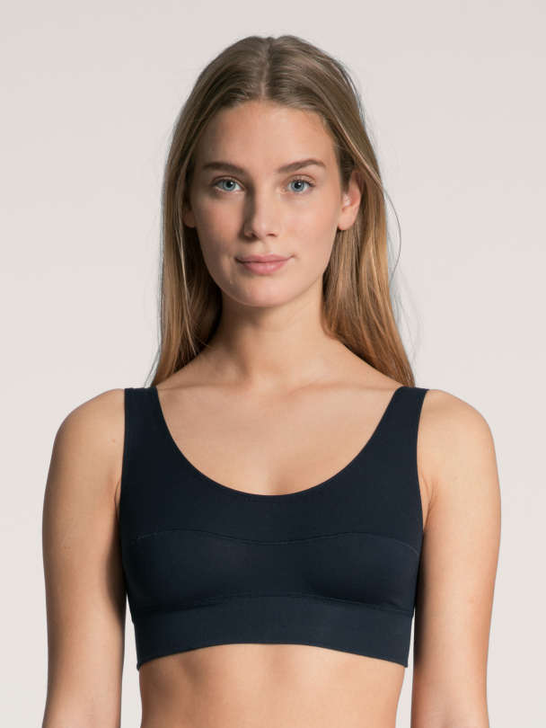 Elastic bustier, sort - Image 1