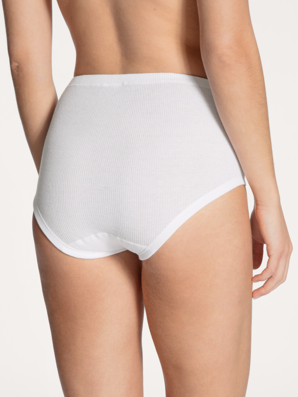 100% bomull, midi brief, hvit - Image 2