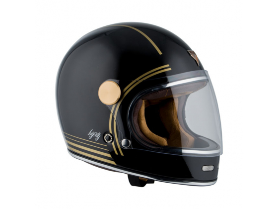 BY CITY ROADSTER GOLD BLACK HELMET, BLACK