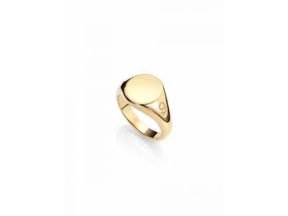 Forgylt ring i sølv