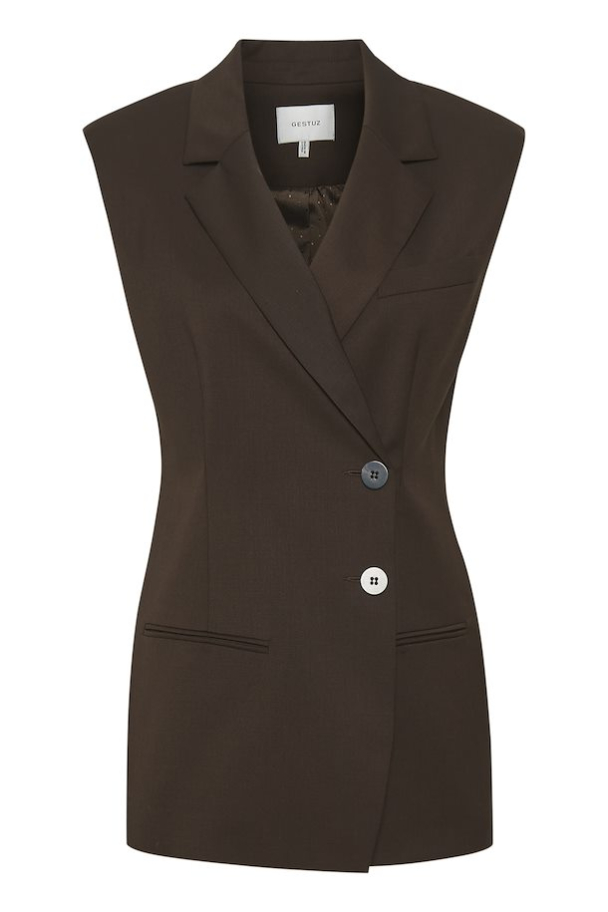 Alexandra Waistcoat - Coffee Bean  - Image 2