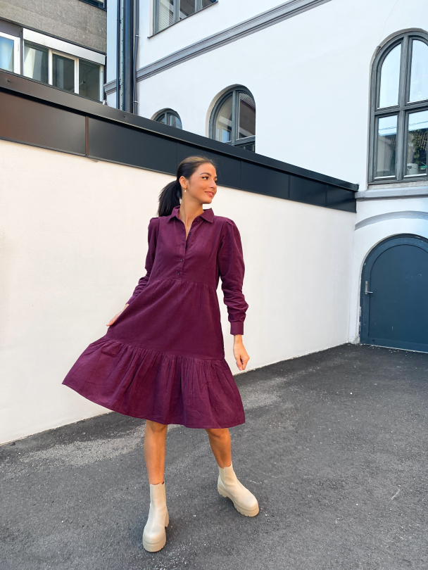 Peyton Dress - Aubergine  - Image 4
