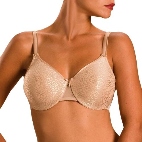 'C Magnifique' moulded bra, nude