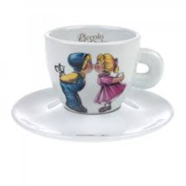 LUCAFFE PICCOLO DOLCE ESPRESSOKOPP M/SKÅL