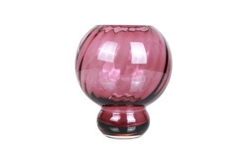 Meadow Swirl Vase Plum