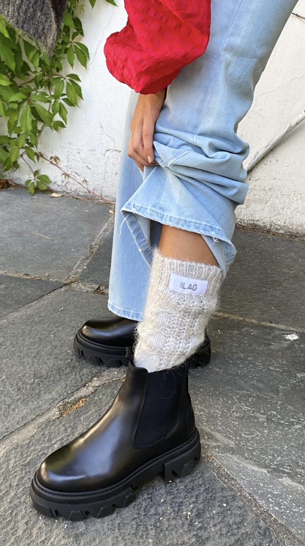 Odda Socks - Light Grey  - Image 1