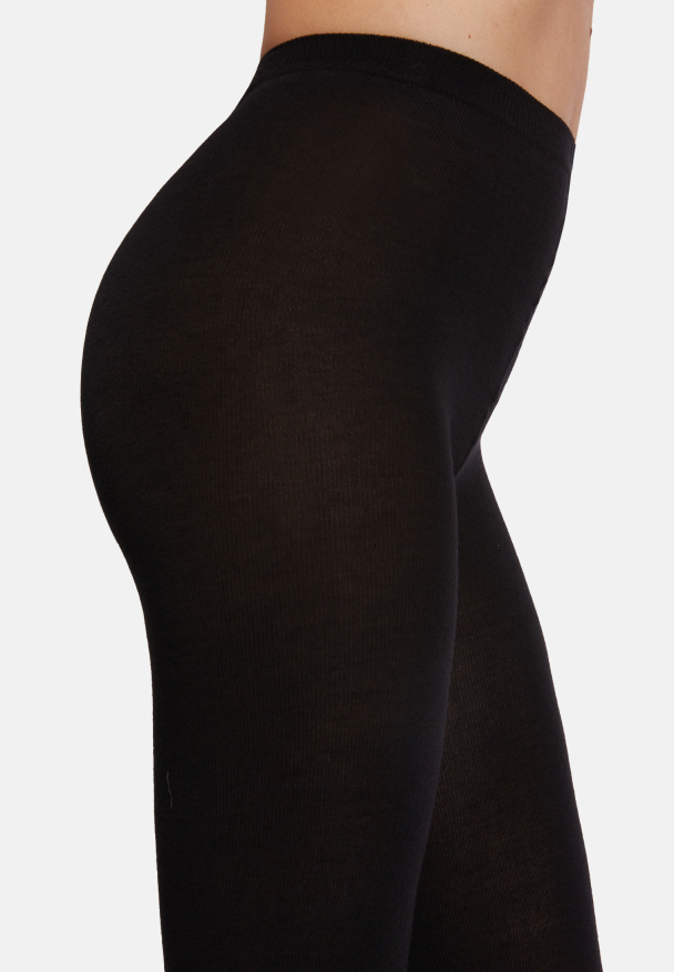 Merino Tights, sort - Image 2