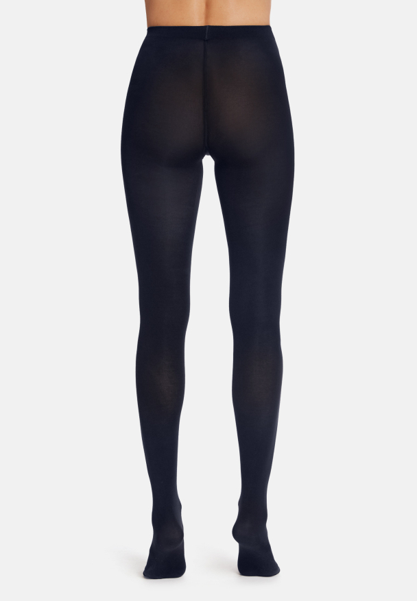 Cotton Velvet Tights, admiral - Image 2