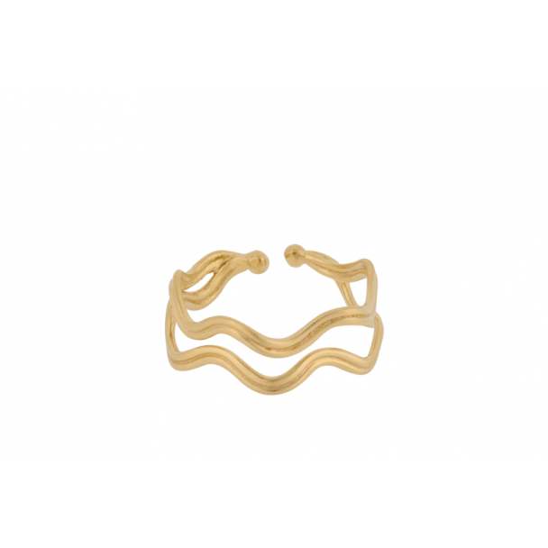 Double Wave Ring 