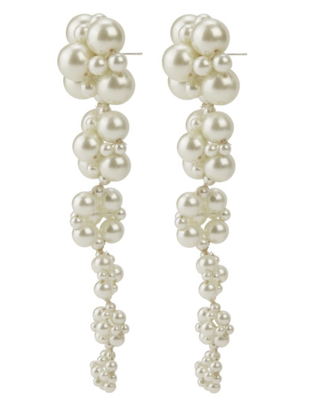 Zita Earrings - Whisper White 
