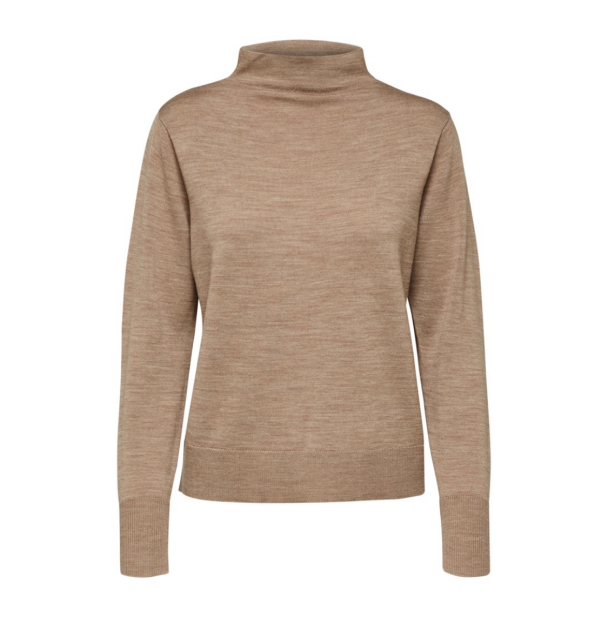 Sandra Wool Knit  T-Neck - Amphora - Image 2